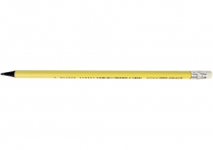 Карандаш чернографитный пластиковый GRACE HB ассорти корпус, заостренный с резинкой ECONOMIX E11335