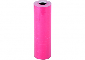 Етикетки-цінники 21х12 мм Economix, 1000 шт/рул., рожеві E21301-09