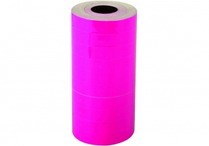 Етикетки-цінники 16х23 мм Economix, 700 шт/рул., рожеві E21302-09