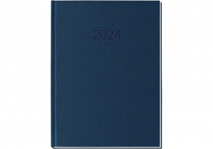 Дневник датированный, КЛЕТКА, синий, А5 ECONOMIX E21609-02