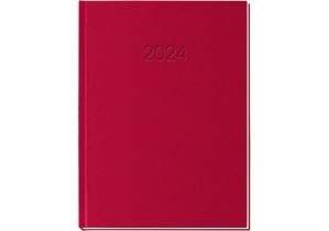 Щоденник датований, КЛІТИНКА, червоний, А5 ECONOMIX E21609-03