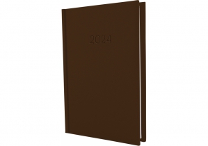 Дневник датированный, SATIN, коричневый, A5 ECONOMIX E21612-07