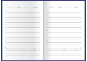 Щоденник недатований, GALLAXY, синій, А6 ECONOMIX E21723-02