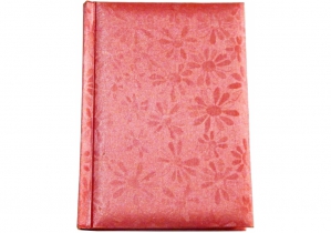 Щоденник недатований, А6, Квіти, червоний ECONOMIX E21748-03