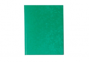 Дневник недатированный, А6, цветы, зеленый ECONOMIX E21748-04