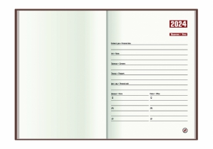 Щоденник датований, BASIC, синій, А5 ECONOMIX E21813-02