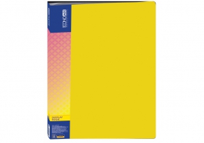 Папка А4 з 40 файлами Economix, жовта E30604-05