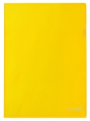 Папка-куточок А4 Economix, 180 мкм, фактура "глянець", жовтий E31153-05