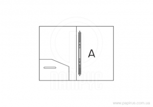 Папка-скоросшиватель А4 с пружинным механизмом Economix CLIP A, черная E31201-01