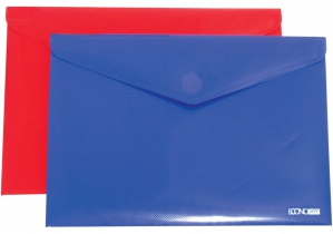 Папка-конверт А4 непрозрачная на липучке Economix, 180 мкм, фактура "апельсин", ассорти E31303-50