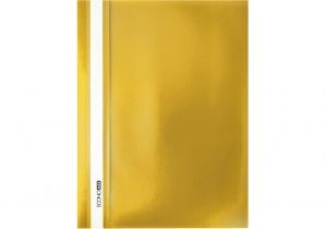 Папка-швидкозшивач А4 Economix без перфорації, фактура "помаранч", жовта E31509-05