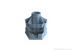 Підставка настільна В61 Economix, обертається на 360°, пластик, сіра E32211-10