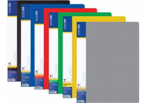 Папка А4 с 40 файлами Economix Light, ассорти E37604