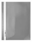 Папка-скоросшиватель А4 Economix Light без перфорации, серая E38503-10