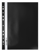 Папка-скоросшиватель А4 Economix Light с перфорацией, черная E38504-01