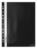 Папка-швидкозшивач А4 Economix Light з перфорацією, чорна E38504-01