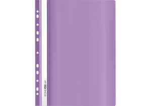 Папка-скоросшиватель А4 Economix Light с перфорацией, фиолетовая E38504-12
