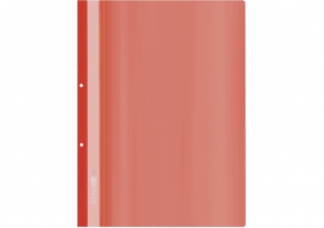 Папка-скоросшиватель А4 Economix Light с перфорацией, 140/100, красная E38505-03