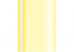 Папка-скоросшиватель А4 Economix Light с перфорацией, 140/100, желтая E38505-05