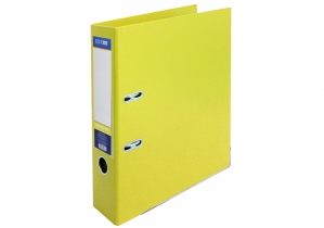 Папка-регистратор А4 LUX Economix, 70 мм, желтая E39723*-05