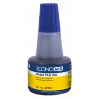 Краска штемпельная Economix 30 мл, синяя ECONOMIX E42201-02