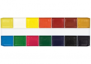 Фарби акварельні медові "Africa", 14 кольорів, без пензлика, картон ECONOMIX E60110