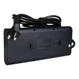 Фільтр мережевий 8 розеток + 4 х USB, 3 м, 16 А, 250 В, чорний Patron Power (SP-1683-USB) EXT-PN-SP-1683-USB