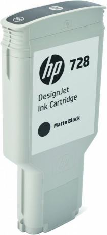 Картридж HP No.728 DesignJet T730/T830 Matte Black 300 ml F9J68A