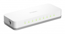 Коммутатор D-Link GO-SW-8E 8xFE, Plastic, Неуправляемый