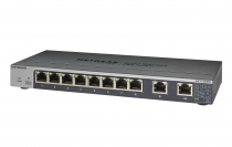 Коммутатор NETGEAR GS110EMX 8x1GE, 2xMulti-Gig (100M/1G/2.5G/5G/10G), управляемый GS110EMX-100PES