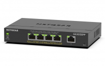 Коммутатор NETGEAR GS305EPP 4xGE PoE+(120Вт), 1xGE, управляемый GS305EPP-100PES