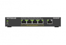 Комутатор NETGEAR GS305Pv2 4xGE PoE+ (63Вт), 1xGE, некерований GS305P-200PES