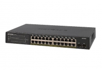 Коммутатор NETGEAR GS324TP 24x1GE PoE+(190Вт), 2xSFP, управляемый GS324TP-100EUS