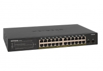 Комутатор NETGEAR GS324TP 24x1GE PoE+(190Вт), 2xSFP, керований GS324TP-100EUS