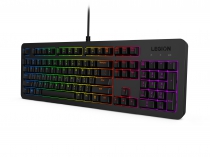 Клавіатура мембранна Lenovo Legion K300 104key, USB-A, EN/UKR, RGB, чорний GY41L16651