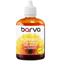 Чернила для Canon PGI-1400/PGI-2400 Y специальные 100 мл, пигментные, желтые Barva (C1400-927) I-BARE-C1400-100-Y-P