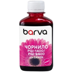 Чернила для Canon PGI-1400/PGI-2400 M специальные 180 мл, пигментные, пурпурные Barva (C1400-930) I-BARE-C1400-180-M-P