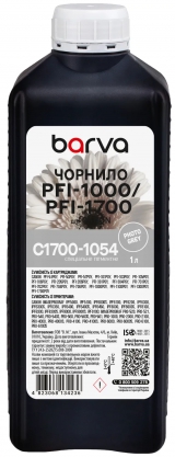 Чернила для Canon PFI-1000/PFI-1700 PGY специальные 1 л, пигментные, фото-серые Barva (C1700-1054) I-BARE-C1700-1-PGY