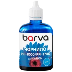 Чернила для Canon PFI-1000/PFI-1700 C специальные 100 мл, пигментные, голубые Barva (C1700-975) I-BARE-C1700-100-C