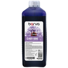 Чорнило для Canon CLI-481 PB спеціальне 1 л, водорозчинне, фото синє Barva (C481-986) I-BARE-CCLI481-1-BL