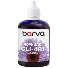Чернила для Canon CLI-481 PB специальные 100 мл, водорастворимые, фото синие Barva (C481-985) I-BARE-CCLI481-100BL