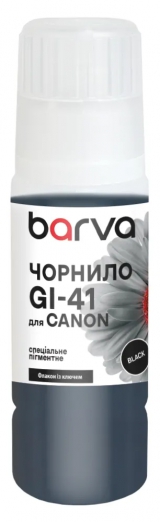 Чернила для Canon GI-41 PGBK специальные 70 мл, OneKey, пигментные, черные Barva (CGI41-805e) I-BARE-CGI41-070-B-P