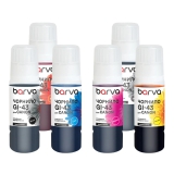 Комплект чернил для Canon GI-43 специальные 6x70 мл, OneKey, водорастворимые, BK/C/M/Y/R/GY Barva (CGI43-070-MP) I-BARE-CGI43-070-MP