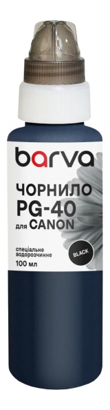 Чернила для Canon PG-37/PG-40/PG-50 специальные 100 мл, водорастворимые, черные Barva (C40-293e) I-BARE-CPG40-100-B
