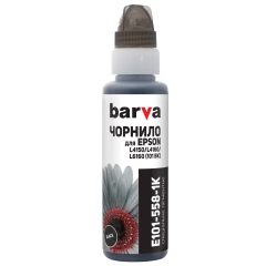 Чернила Barva для фабрик печати Epson l4150/l4160 (101) black 100 мл пигмент (e101-558-1k) флакон onekey (1k) I-BARE-E-101-1K-B-P