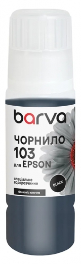 Чернила для Epson 103 BK специальные 65 мл, OneKey, водорастворимые, черные Barva (E103-690e) I-BARE-E-103-065-B