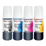 Комплект чернил для Epson 103 специальные 4х65 мл, OneKey, водорастворимые, BK/C/M/Y Barva (E103-065-MP) I-BARE-E-103-065-MP