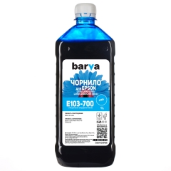 Чорнило Barva для фабрик друку Epson l1110/l3100 (103) Cyan 1 л (e103-700) I-BARE-E-103-1-C