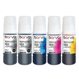 Комплект чернил для Epson 105/106 специальные 5x70 мл, OneKey, пигментные/водорастворимые, BK/PB/C/M/Y Barva (E105-070-MP) I-BARE-E-105-070-MP