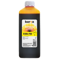 Чорнило Epson 106 y спеціальне 1 л, водорозчинне, жовте Barva (e106-795) I-BARE-E-106-1-Y